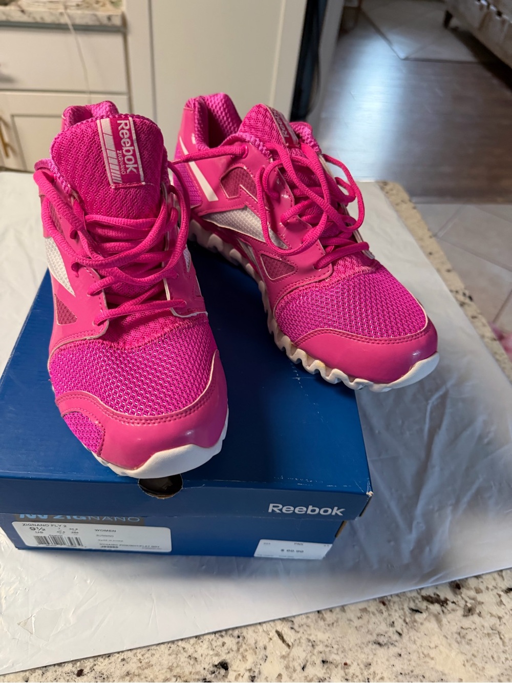 Reebok Hot Pink Women’s Athletic Mesh Sneakers